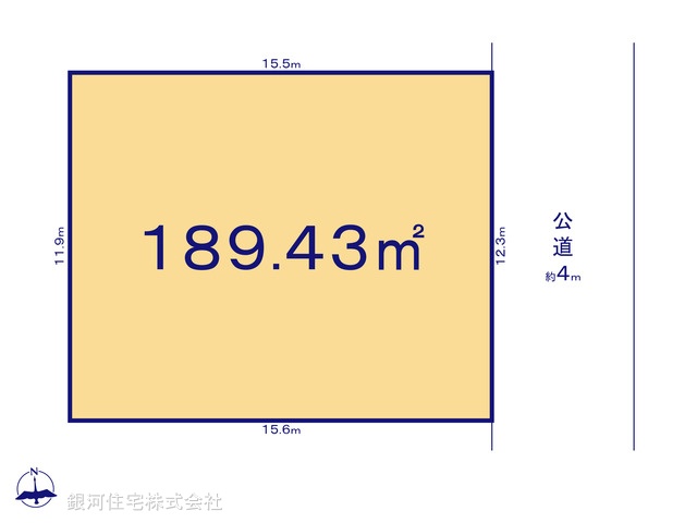 G00377136 埼玉県所沢市上新井３丁目 土地 3580万円【区画図】