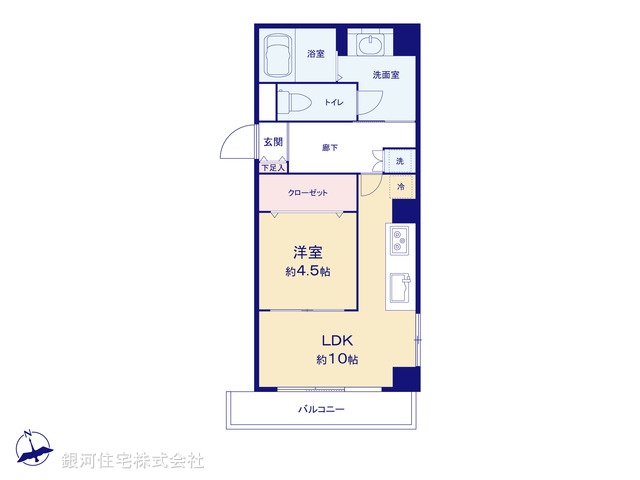 G00377238 東京都品川区西五反田２丁目 中古マンション 2799万円【間取図】