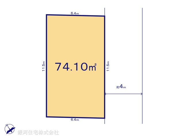G00377300 千葉県船橋市前原西６丁目 土地 3148万円【区画図】
