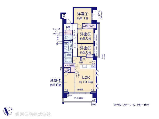 G00377676 東京都文京区千石２丁目 中古マンション 2億2780万円【間取図】