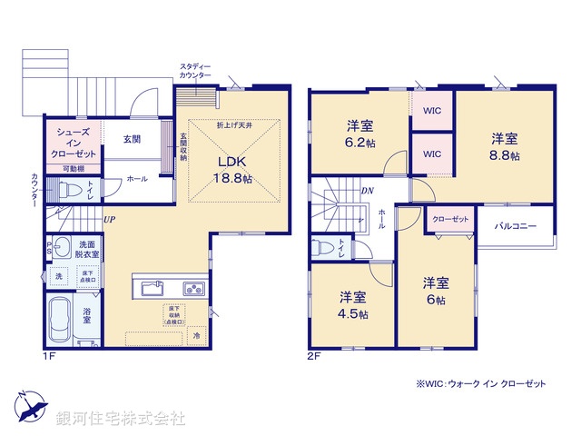 G00377694 千葉県四街道市栗山 新築一戸建て 3699万円【間取図】