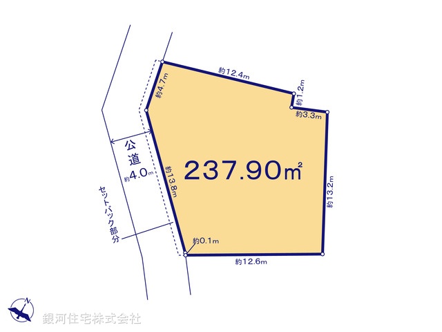 G00377697 東京都目黒区下目黒４丁目 土地 3億3000万円【区画図】