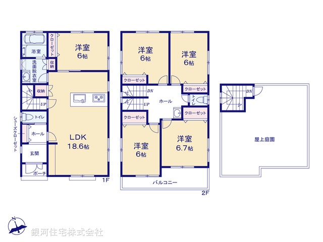 G00377698 埼玉県春日部市備後東７丁目 新築一戸建て 3780万円【間取図】