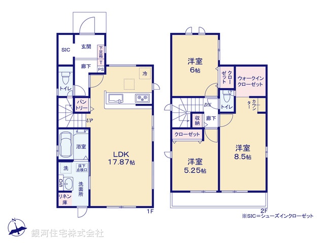 G00377714 千葉県千葉市花見川区瑞穂３丁目 新築一戸建て 4390万円【間取図】