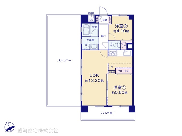 G00377715 東京都調布市布田３丁目 中古マンション 6299万円【間取図】