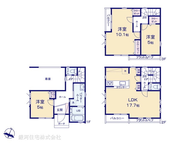 G00377735 埼玉県さいたま市中央区本町東７丁目 新築一戸建て 5999万円【間取図】