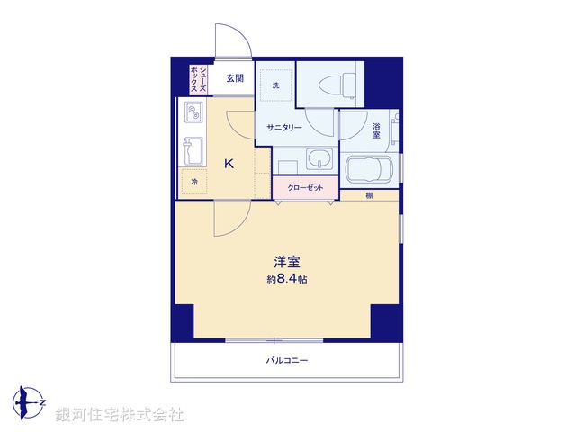 G00377776 東京都大田区西蒲田７丁目 中古マンション 3480万円【間取図】