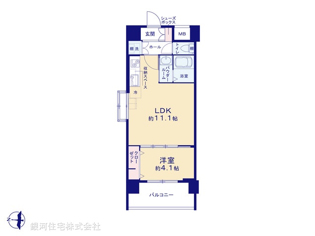 G00377796 東京都新宿区山吹町 中古マンション 4950万円【間取図】