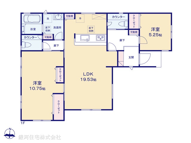 G00377811 埼玉県蓮田市大字江ヶ崎 新築一戸建て 3390万円【間取図】