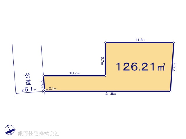 G00377879 千葉県流山市流山３丁目 土地 2788万円【区画図】