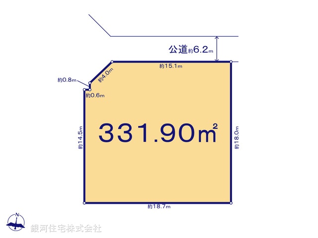 G00378030 千葉県千葉市中央区都町２丁目 土地 7350万円【区画図】
