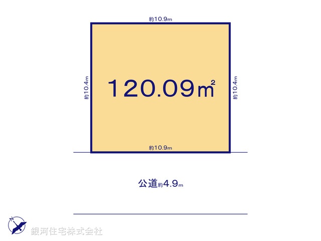 G00378099 千葉県松戸市胡録台 土地 3999万円【区画図】
