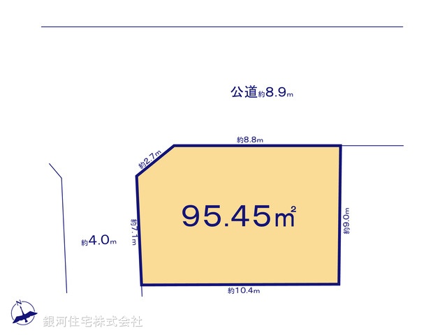 G00378108 千葉県松戸市栄町６丁目 土地(建築条件付土地) 2899万円【区画図】