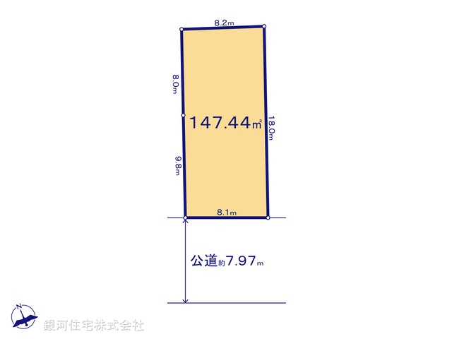 G00378129 埼玉県川口市並木２丁目 土地 1億1600万円【区画図】