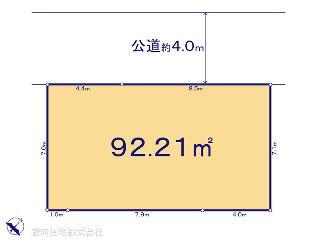 G00378133 埼玉県越谷市大沢 土地 2350万円【区画図】