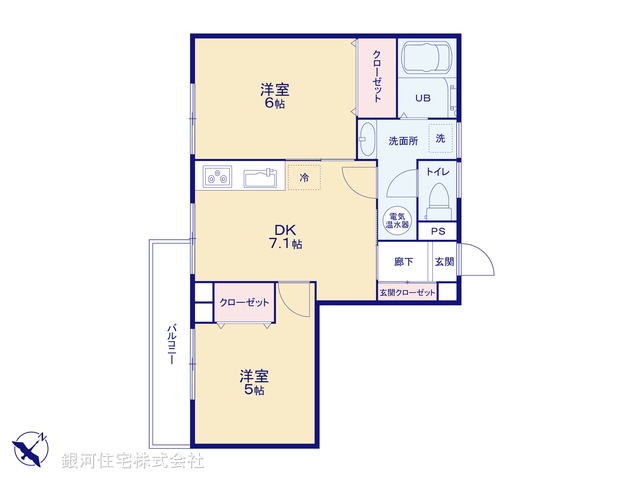 G00378218 神奈川県横浜市港北区鳥山町 中古マンション 1480万円【間取図】