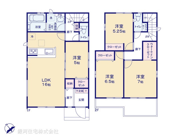 G00378562 千葉県市川市下貝塚３丁目 新築一戸建て 4090万円【間取図】