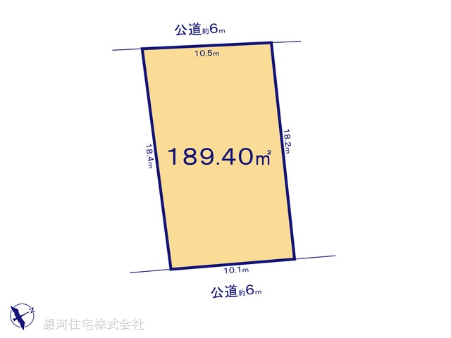 G00379248 東京都日野市南平９丁目 土地 1680万円【区画図】