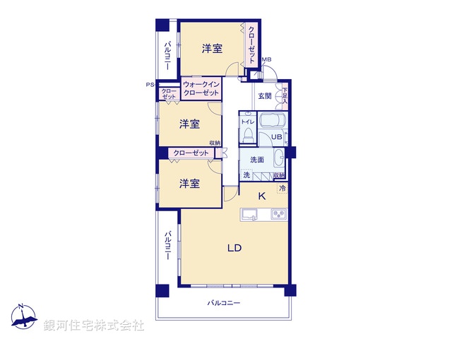 G00379628 東京都港区白金６丁目 中古マンション 2億7590万円【間取図】