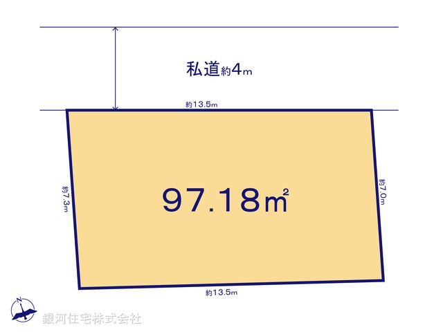 G00379751 東京都文京区本駒込３丁目 土地 1億7000万円【区画図】