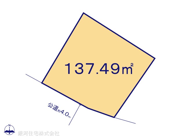 G00379836 神奈川県秦野市弥生町 土地 1580万円【区画図】