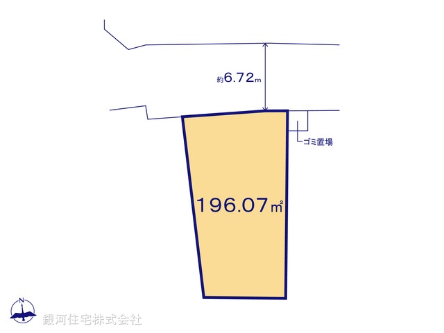 G00379849 神奈川県秦野市千村５丁目 土地 1830万円【区画図】