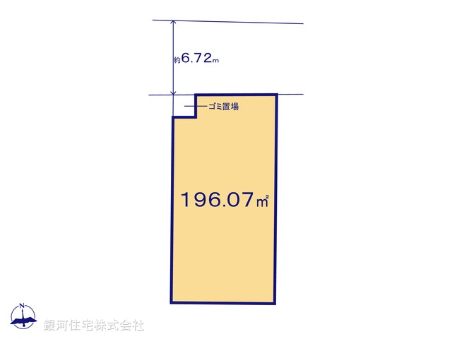 G00379850 神奈川県秦野市千村５丁目 土地 1830万円【区画図】