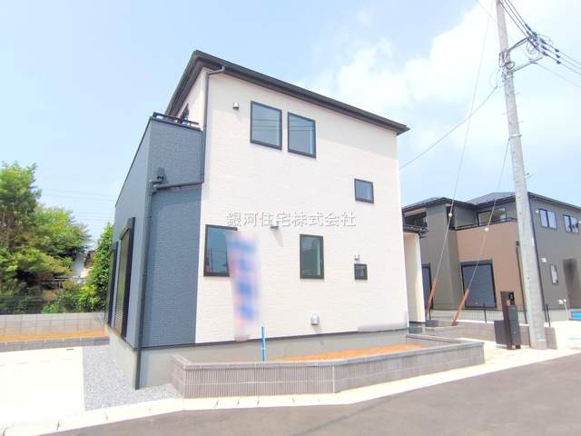 G00379910 千葉県野田市柳沢 新築一戸建て 2780万円 土地面積165.04m² (約49.92坪) 建物面積101.02m² (約30.55坪) 間取り４ＬＤＫ 築年月2025年06月(築１年以内)【外観12】