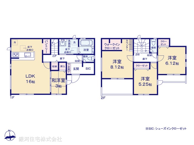 G00379983 千葉県千葉市花見川区長作台２丁目 新築一戸建て 3290万円【間取図】