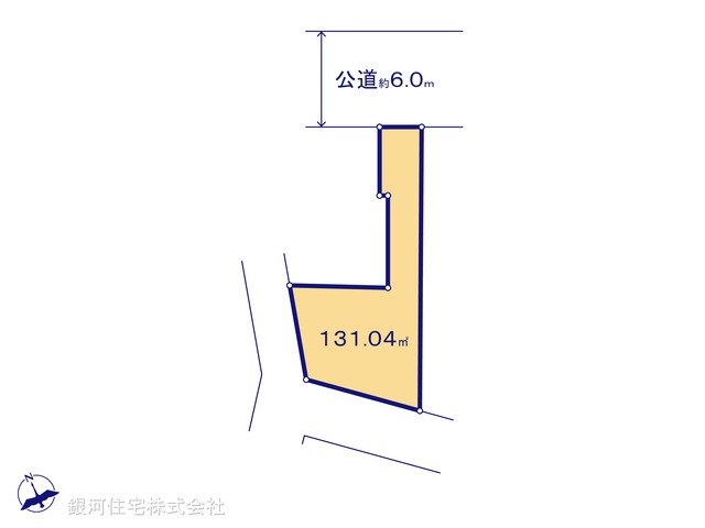 G00380023 東京都調布市西つつじヶ丘４丁目 土地 7180万円【区画図】