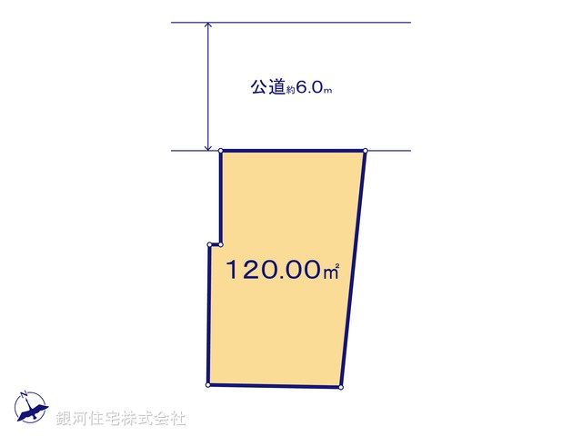 G00380025 東京都調布市西つつじヶ丘４丁目 土地 7080万円【区画図】