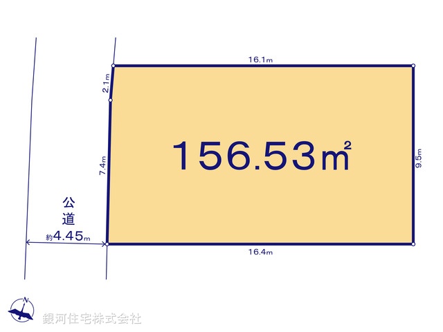 G00380503 神奈川県足柄上郡中井町北田 土地 990万円【区画図】