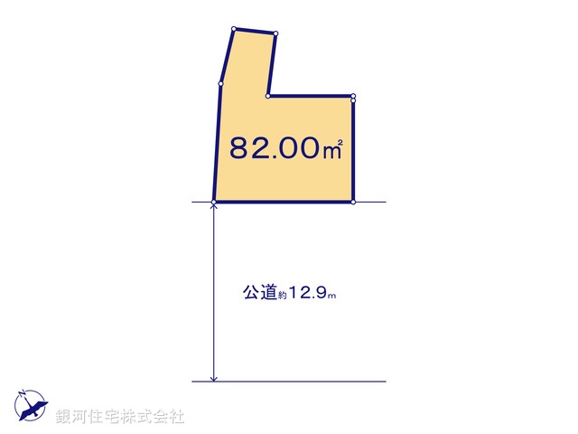 G00380553 千葉県船橋市海神６丁目 土地 3710万円【区画図】