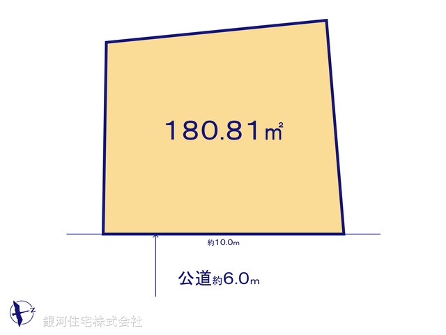 G00381471 東京都東村山市恩多町１丁目 土地 2898万円【区画図】