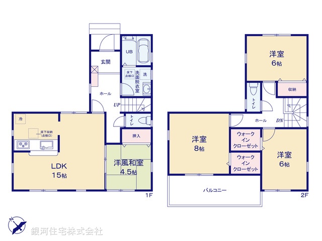 G00381474 埼玉県さいたま市岩槻区西原台２丁目 新築一戸建て 3880万円【間取図】