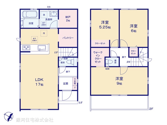 G00383370 千葉県市川市柏井町３丁目 新築一戸建て 3790万円【間取図】