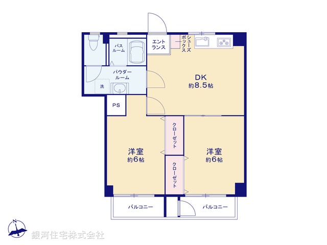G00383460 千葉県松戸市三矢小台１丁目 中古マンション 1080万円【間取図】