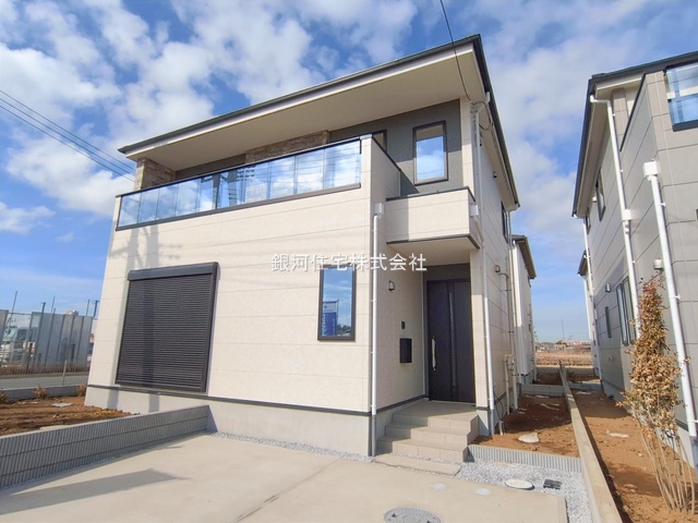 G00384278 千葉県市川市北方町４丁目 新築一戸建て 5888万円 土地面積160.05m² (約48.41坪) 建物面積105.96m² (約32.05坪) 間取り４ＬＤＫ 築年月2026年02月【外観10】