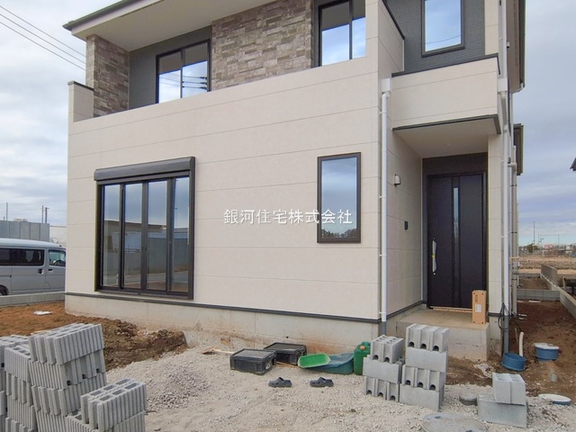 G00384278 千葉県市川市北方町４丁目 新築一戸建て 5888万円 土地面積160.05m² (約48.41坪) 建物面積105.96m² (約32.05坪) 間取り４ＬＤＫ 築年月2026年02月【外観18】