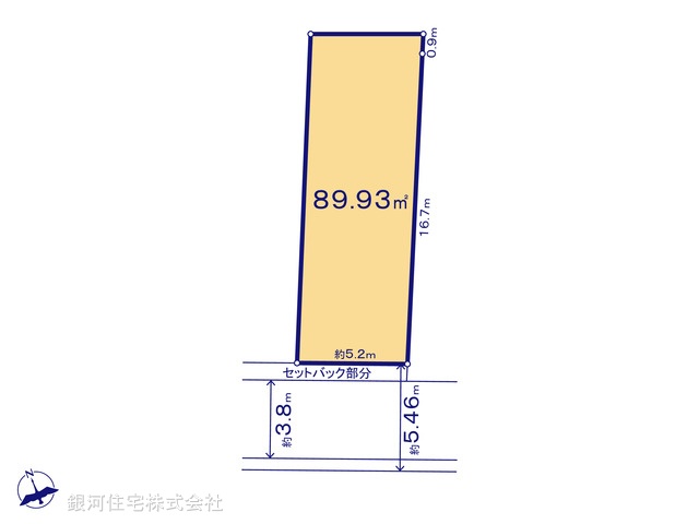 G00384433 東京都目黒区南２丁目 土地 1億1100万円【区画図】