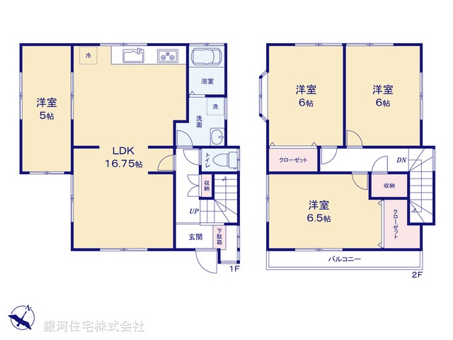 G00384510 東京都八王子市加住町２丁目 中古一戸建て 1799万円【間取図】
