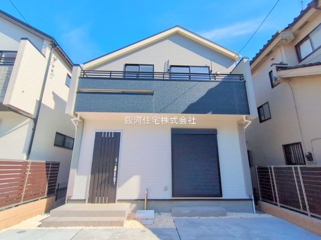 G00384540 東京都東久留米市八幡町２丁目 新築一戸建て 4380万円 土地面積105.77m² (約31.99坪) 建物面積84.24m² (約25.48坪) 間取り３ＬＤＫ 築年月2025年10月(築１年以内)【外観14】