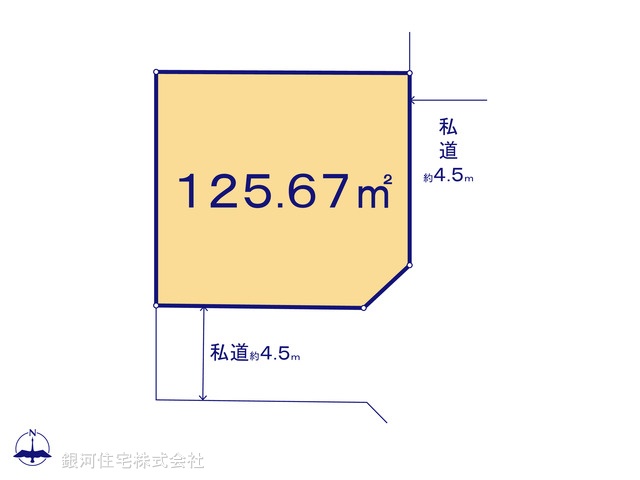 G00384682 神奈川県小田原市入生田 土地 998万円【区画図】