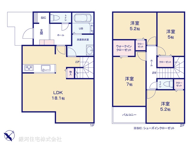 G00385221 千葉県千葉市花見川区畑町 新築一戸建て 4090万円【間取図】