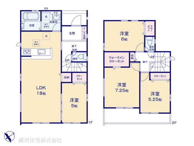 G00385234 千葉県千葉市緑区おゆみ野５丁目 新築一戸建て 4080万円【間取図】