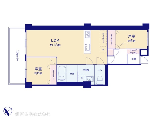 G00385270 千葉県船橋市前原西４丁目 中古マンション 2980万円【間取図】