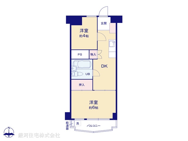 G00385386 埼玉県川口市川口４丁目 中古マンション 1830万円【間取図】