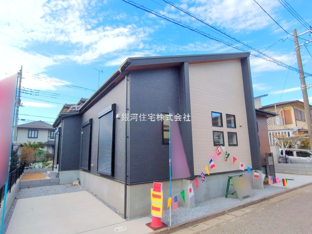 G00385508 埼玉県蓮田市西新宿３丁目 新築一戸建て 3990万円 土地面積171.29m² (約51.81坪) 建物面積97.50m² (約29.49坪) 間取り３ＬＤＫ 築年月2025年11月(築１年以内)【外観16】