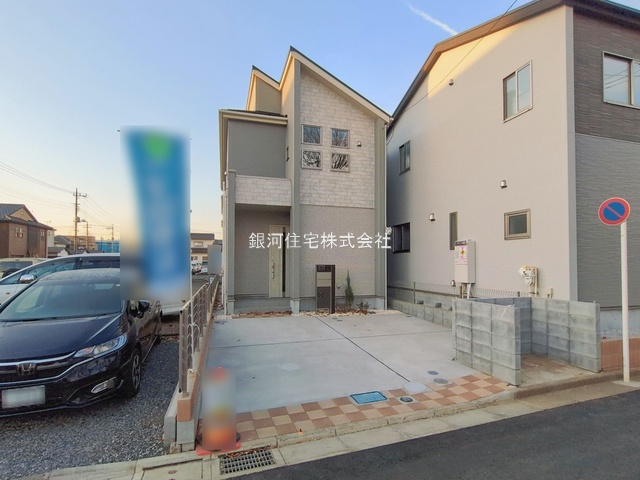 G00385534 埼玉県所沢市東狭山ヶ丘１丁目 新築一戸建て 4580万円 土地面積124.37m² (約37.62坪) 建物面積100.20m² (約30.31坪) 間取り３ＬＤＫ 築年月2025年12月(築１年以内)【外観11】