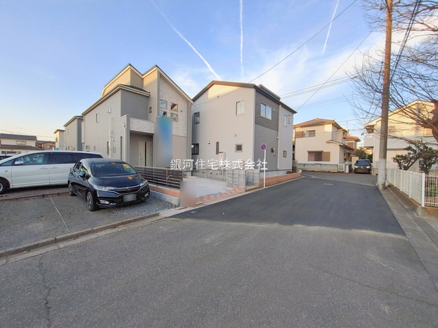 G00385534 埼玉県所沢市東狭山ヶ丘１丁目 新築一戸建て 4580万円 土地面積124.37m² (約37.62坪) 建物面積100.20m² (約30.31坪) 間取り３ＬＤＫ 築年月2025年12月(築１年以内)【外観12】